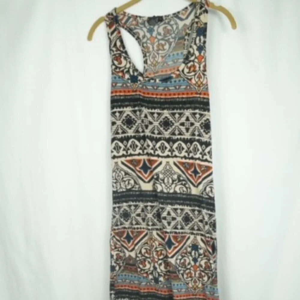 Love Multicolor Racerback Tank Maxi Dress, Size: M - Picture 2 of 7